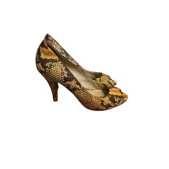 Chinese Laundry Count Down Faux Snake Skin Stiletto Heels - Picture 1 of 7